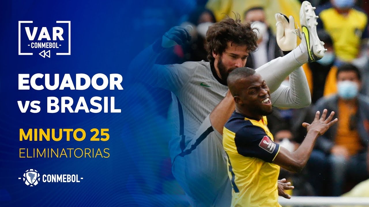 Deportes: Conmebol publica los audios del VAR en los que se escuchan razones de las decisiones que tomó el árbitro Wilmar Roldán del partido Ecuador vs. Brasil