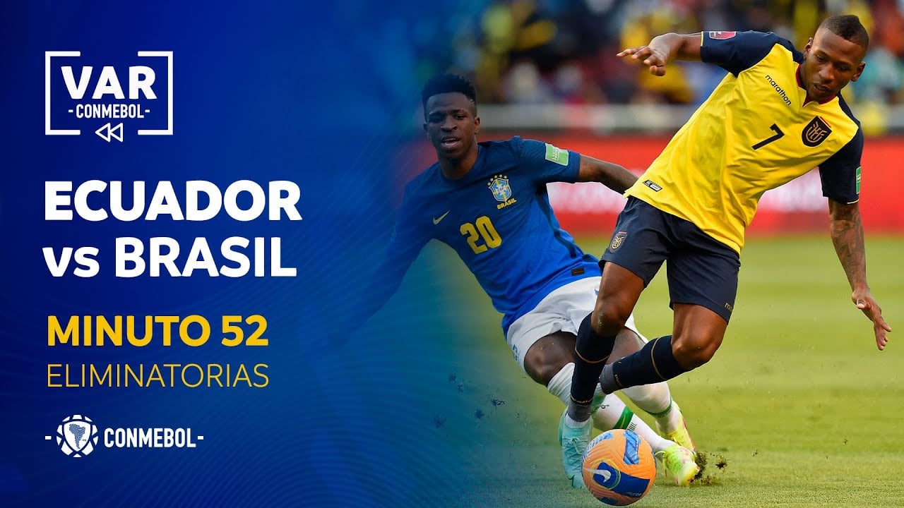 Deportes: Conmebol publica los audios del VAR en los que se escuchan razones de las decisiones que tomó el árbitro Wilmar Roldán del partido Ecuador vs. Brasil