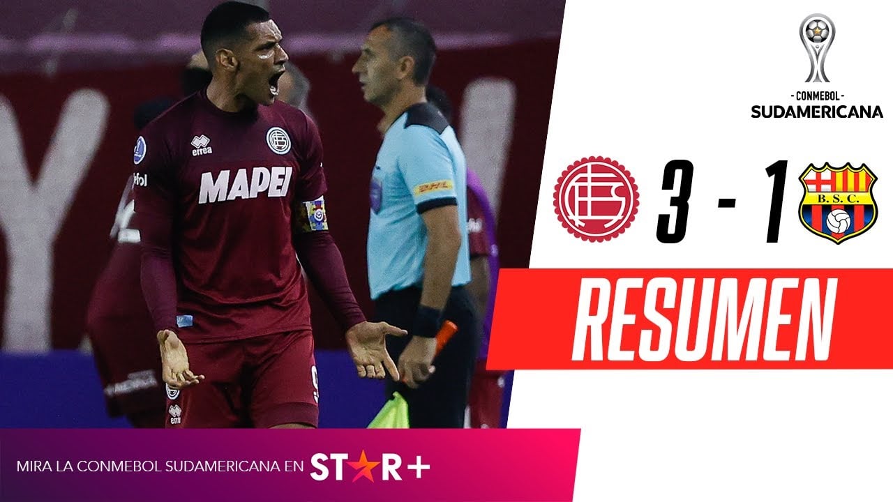 Deportes: Barcelona SC, por la revancha ante Lanús en el estadio Monumental por la Copa Sudamericana