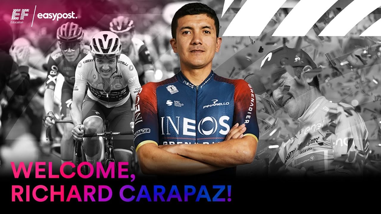 Richard Carapaz correrá para el EF Education – EasyPost desde 2023