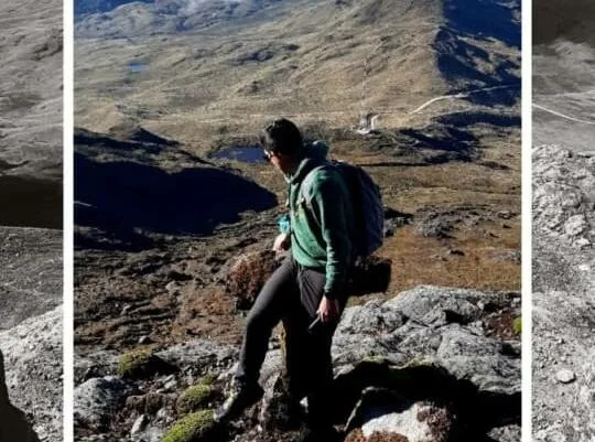 Deportes: Richard Carapaz se entrena escalando cerca de la cima del volcán Chiles
