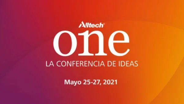 La conferencia de ideas de Alltech One, se realizara este mes y será virtual