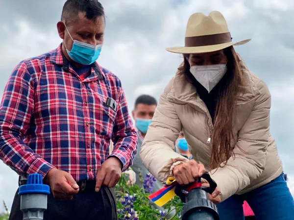 Ecuador: Productores de Cotopaxi tecnificarán sus cultivos con sistema de riego