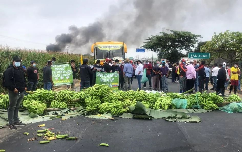 Bananeros piden diálogo directo con el presidente de la república, para finalizar el paro
