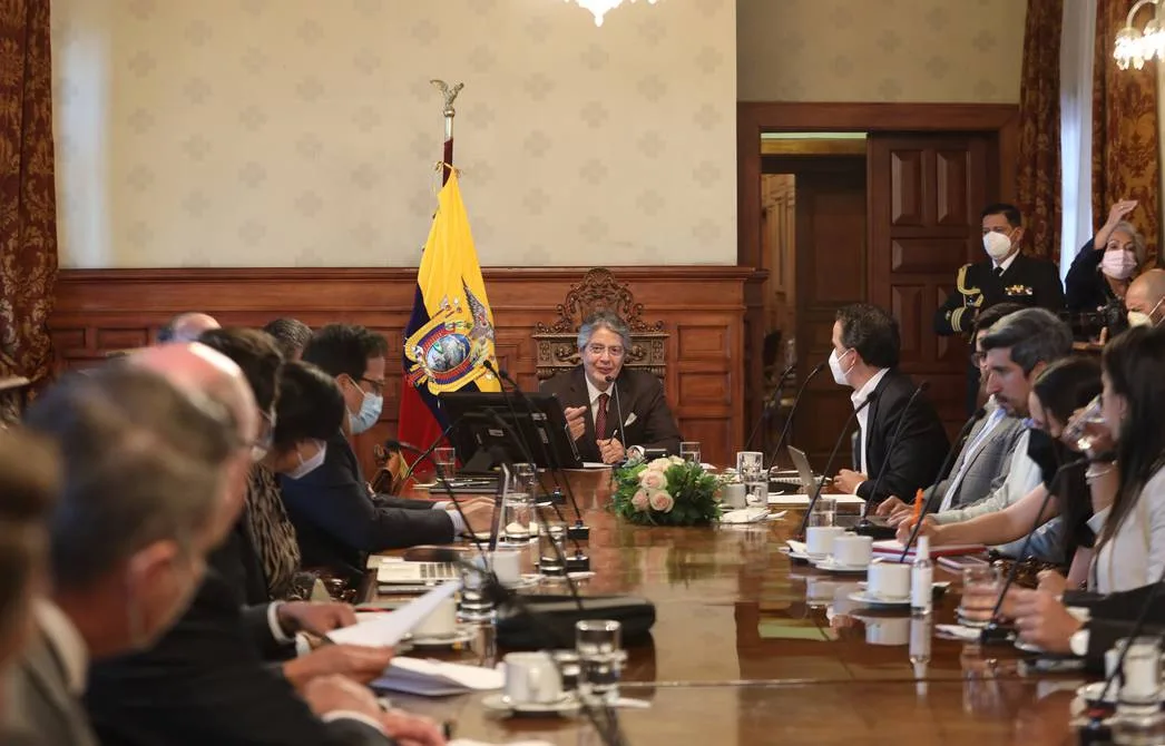 Presidente Guillermo Lasso estableció el Plan de Acción para el sector minero; para subir la producción petrolera se requieren $ 16.000 millones