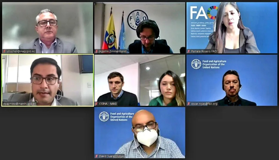 Presentan el Sistema de Monitoreo de Sequía Agrícola en Ecuador