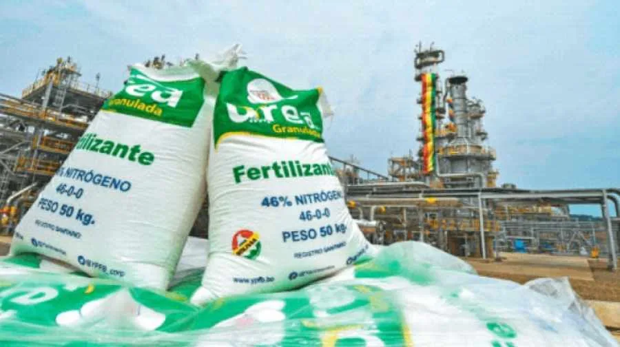Aumentan en Bolivia producción y comercialización de urea
