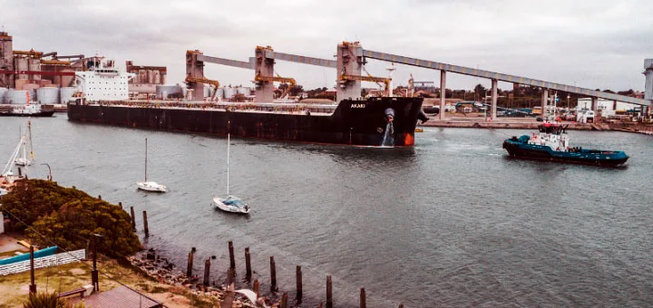 Argentina: Las exportaciones de granos desde Quequén aumentaron 51% en noviembre