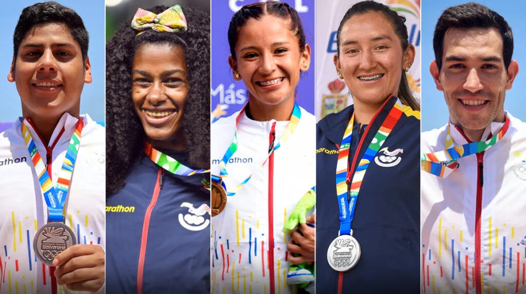 Deportes: Cinco deportistas ecuatorianos mostraron su potencia en los Bolivarianos