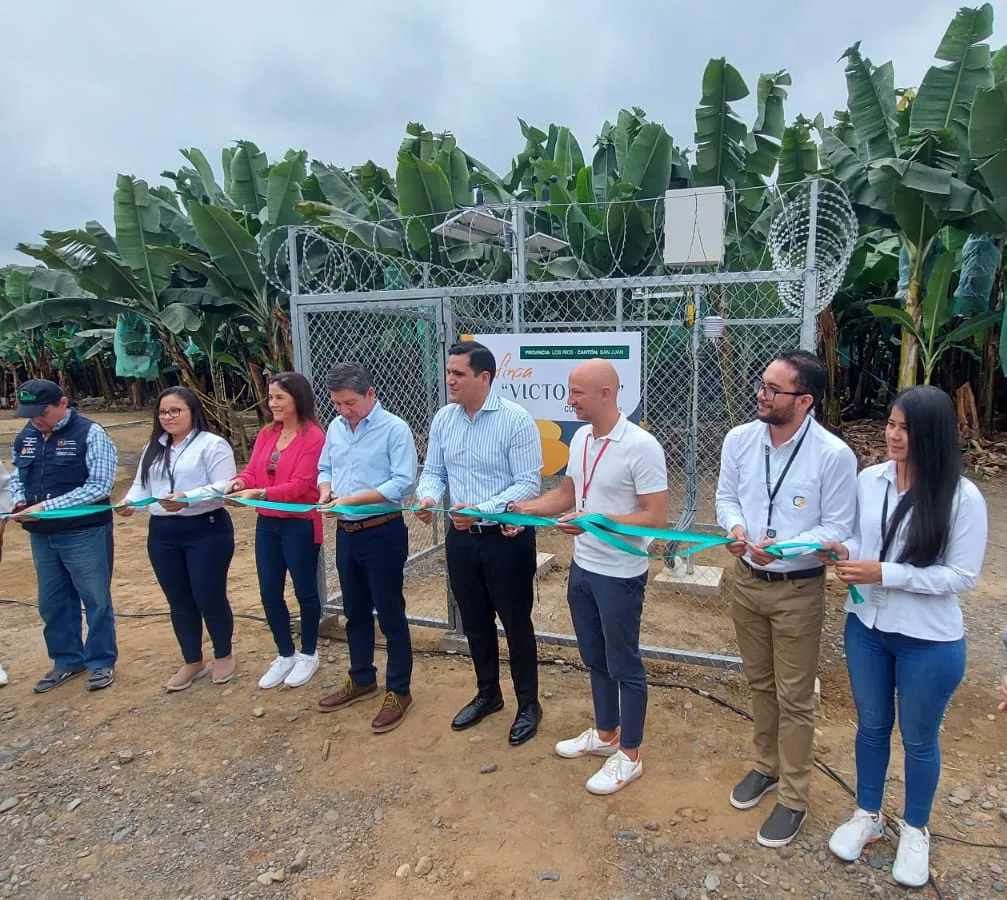 AEBE inauguró la primera red de estaciones meteorológicas, para el sector