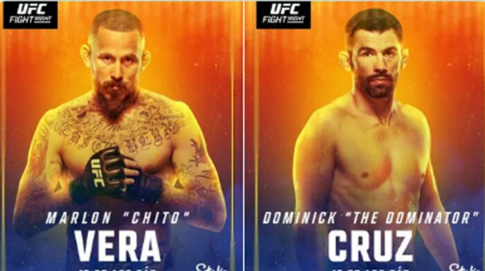 ¿Cuándo pelea Marlon 'Chito' Vera en la UFC?