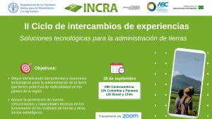Internacional: Países de la región continúan el diálogo sobre tecnologías para modernizar procesos de regularización y administración de tierras