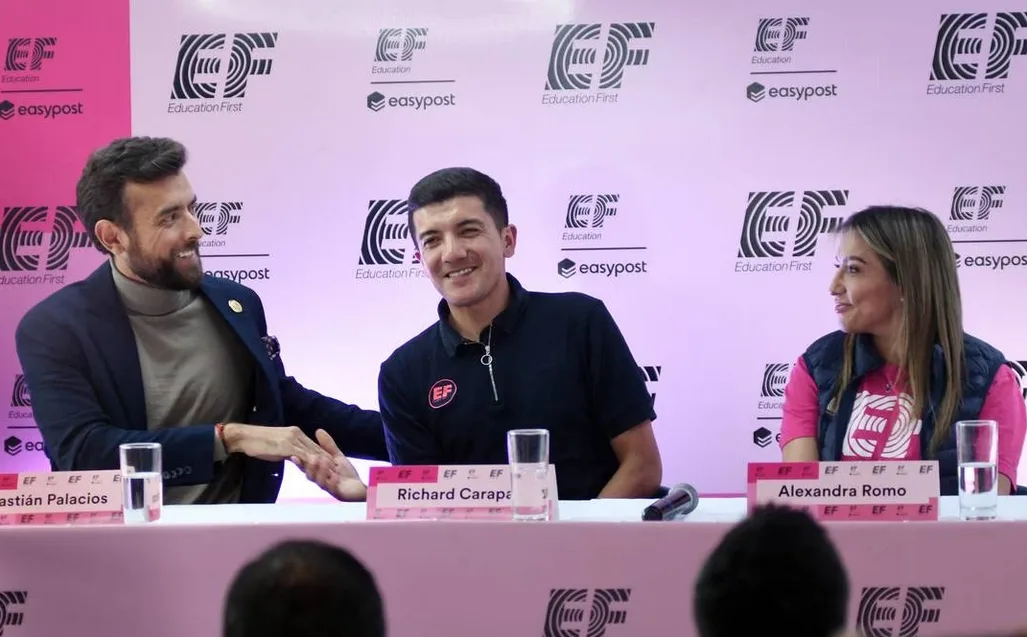 Richard Carapaz: En el EF me siento respaldado como líder, soy el número 1