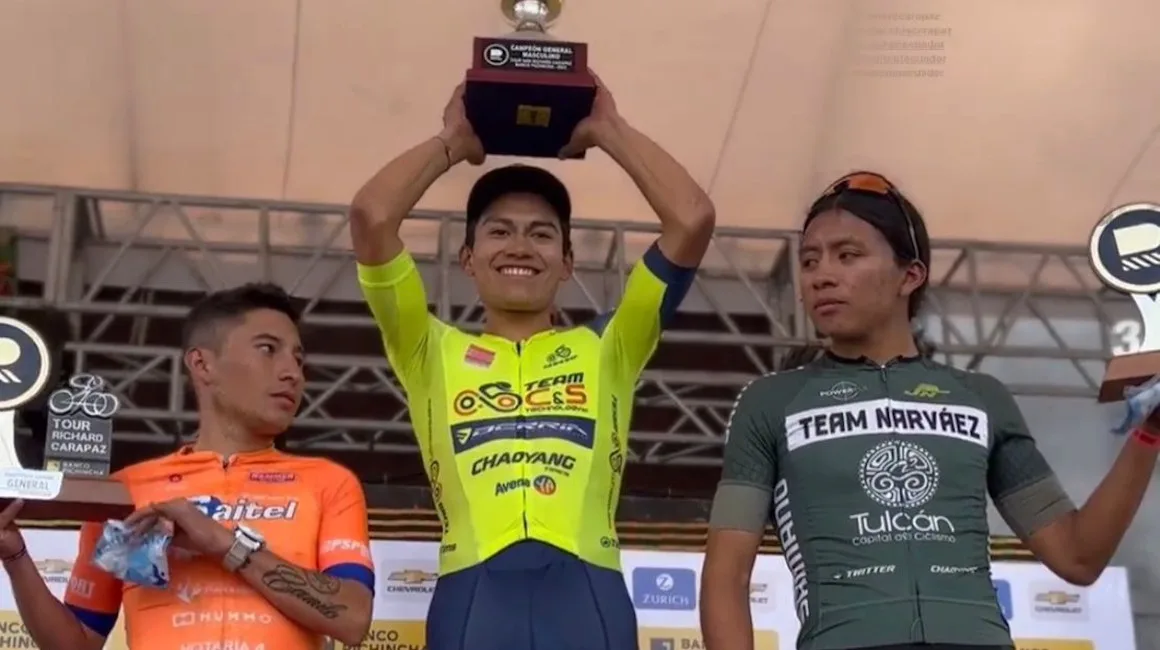 Brayan Obando campeón del Tour Richard Carapaz – Banco Pichincha