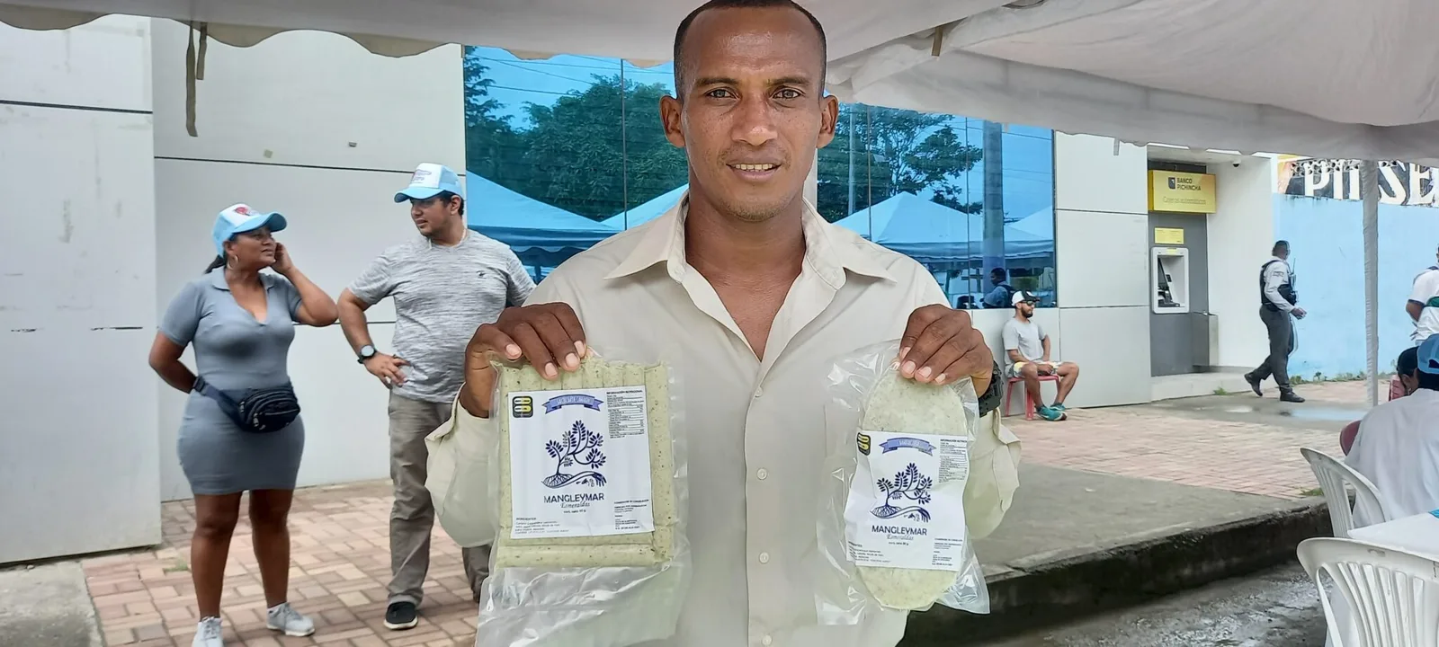 Salchichas y hamburguesas de Camarón