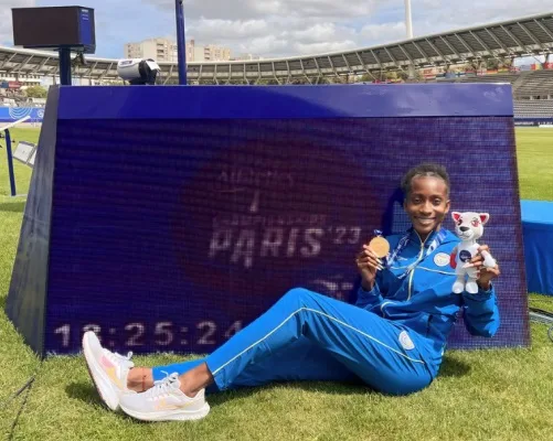 Kiara Rodríguez, oro y récord del mundo en el campeonato Mundial de Paratletismo Francia 2023