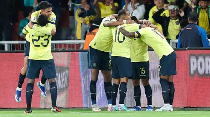 Ecuador escala al puesto 32 del ranking FIFA