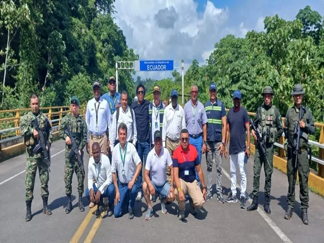 INTERNACIONAL: Avances hacia una frontera segura: ICA, DIAN y Migración Colombia realizaron simulacro en el paso de Mataje, en la frontera con Ecuador