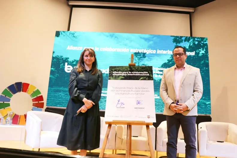 BanEcuador y FAO unen fuerzas para impulsar finanzas rurales sostenibles en Ecuador