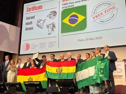 Colombia recibe aval global en salud animal