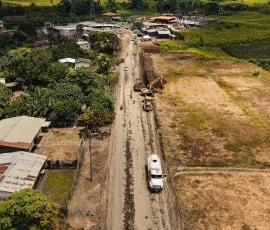 ECUADOR: Inician trabajos de rehabilitación vial en El Empalme con inversión de USD 13,3 millones