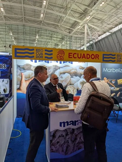 Ecuador cierra participación en feria pesquera en Boston